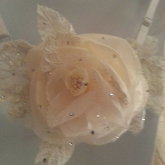 Lady Rose Ivory Lace Tulle  Backless Ballgown - Picture 6 of 8